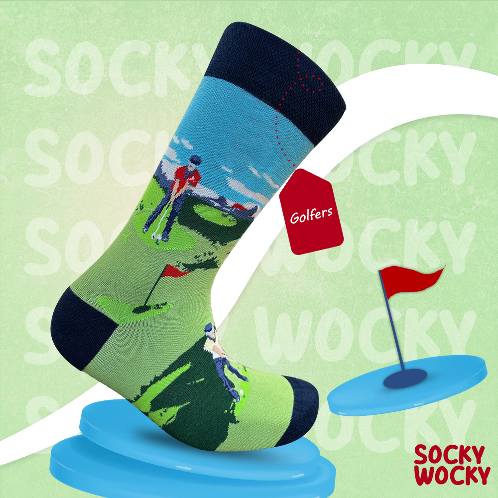 Golf Socks Green Course Edition